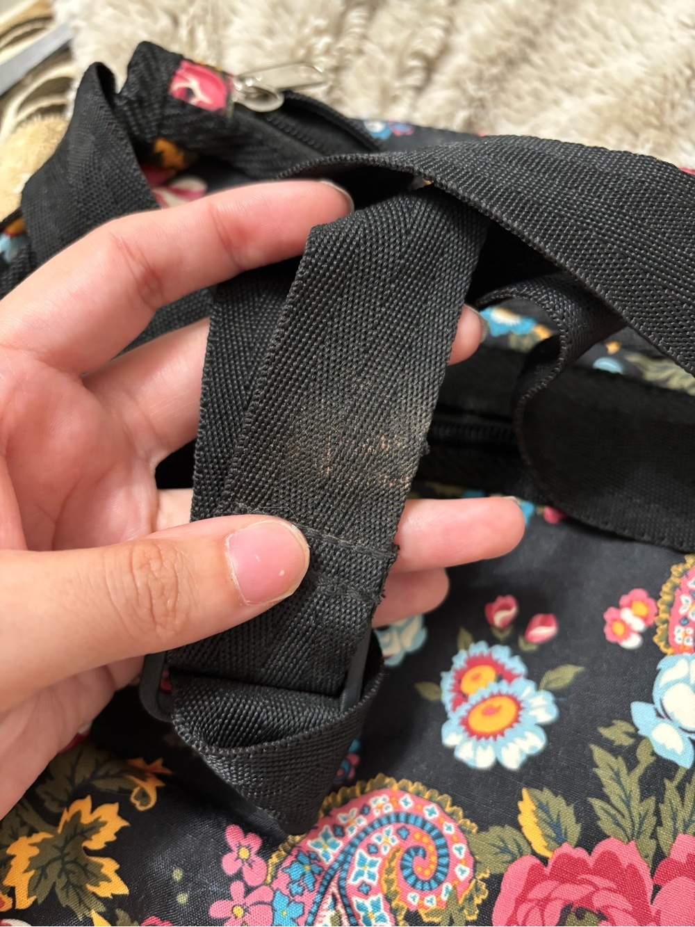 Floral/ paisly hobo bag - Picture 5 of 5